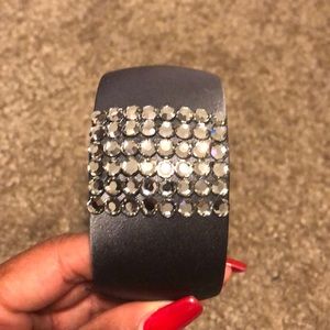 Tasha Grey Satin Bangle